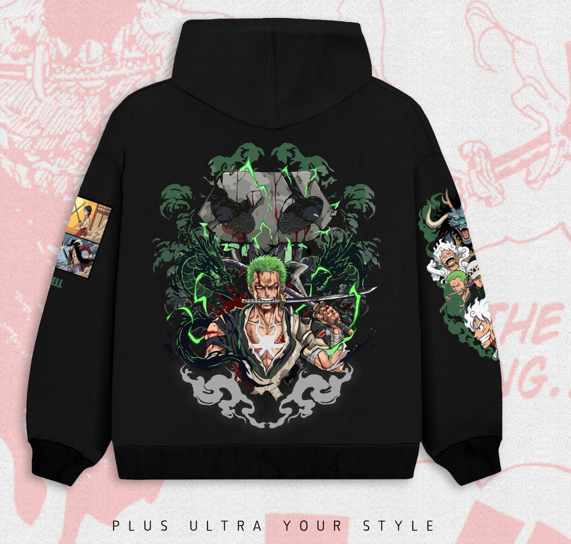 Zoro-One piece Unisex Cotton T-shirt/Crewneck/Hoodie