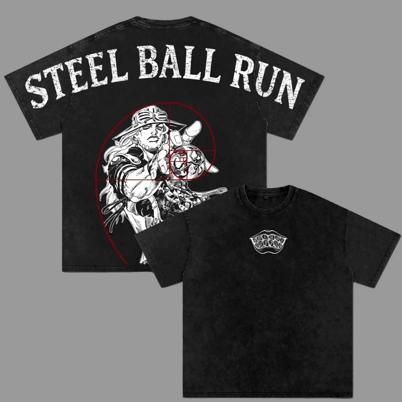 Gyro Zeppeli,Jojo Anime Washed T-shirt/Crewneck/Hoodie