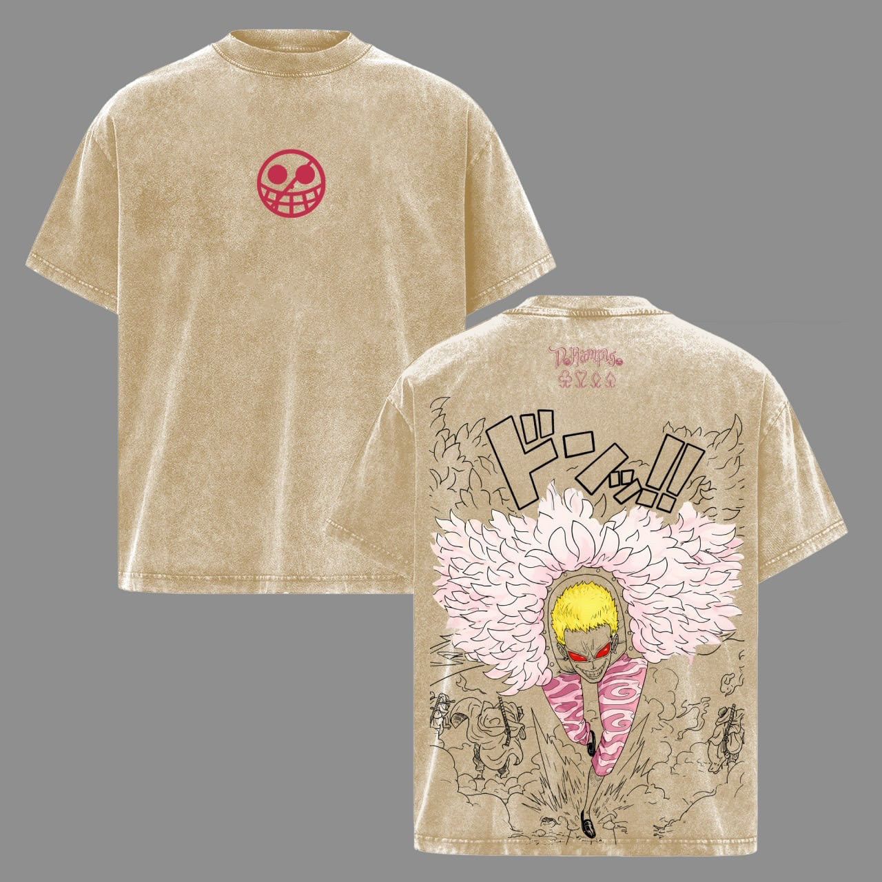 Donquixote Doflamingo,One Piece Washed T-shirt/Crewneck/Hoodie