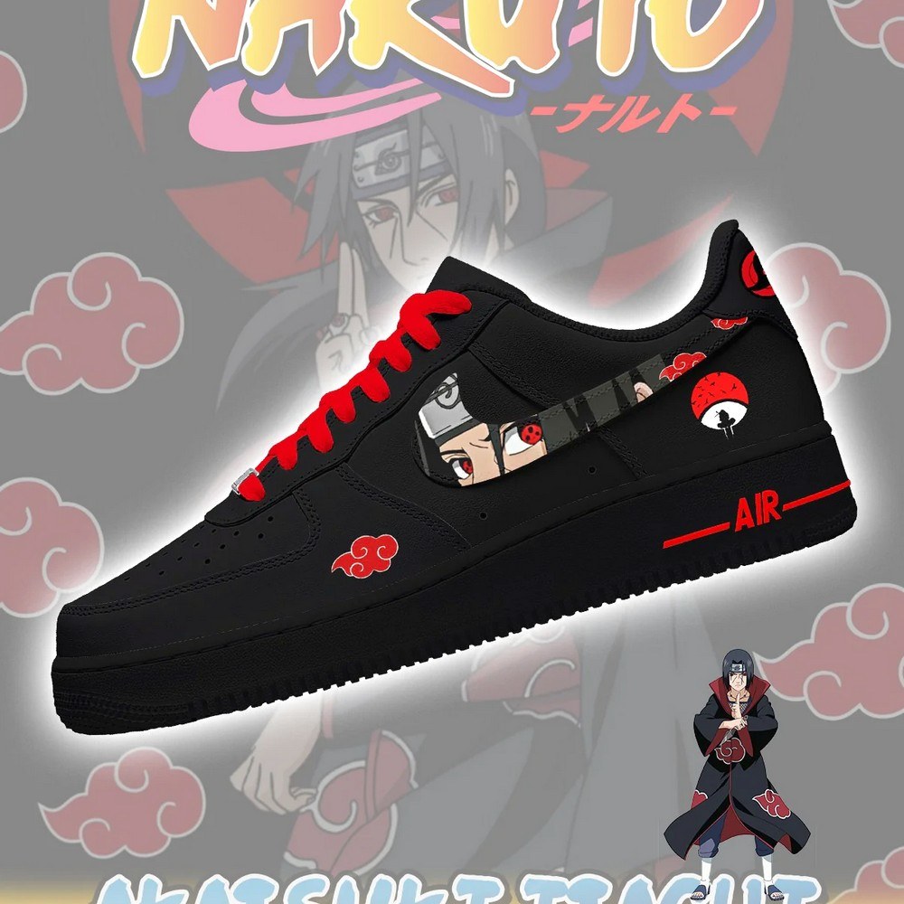 Itachi Uchiha No.1 Akatsuki AF1 Shoes
