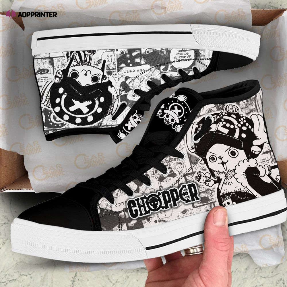 Tony Tony Chopper High Top Shoes One Piece Custom