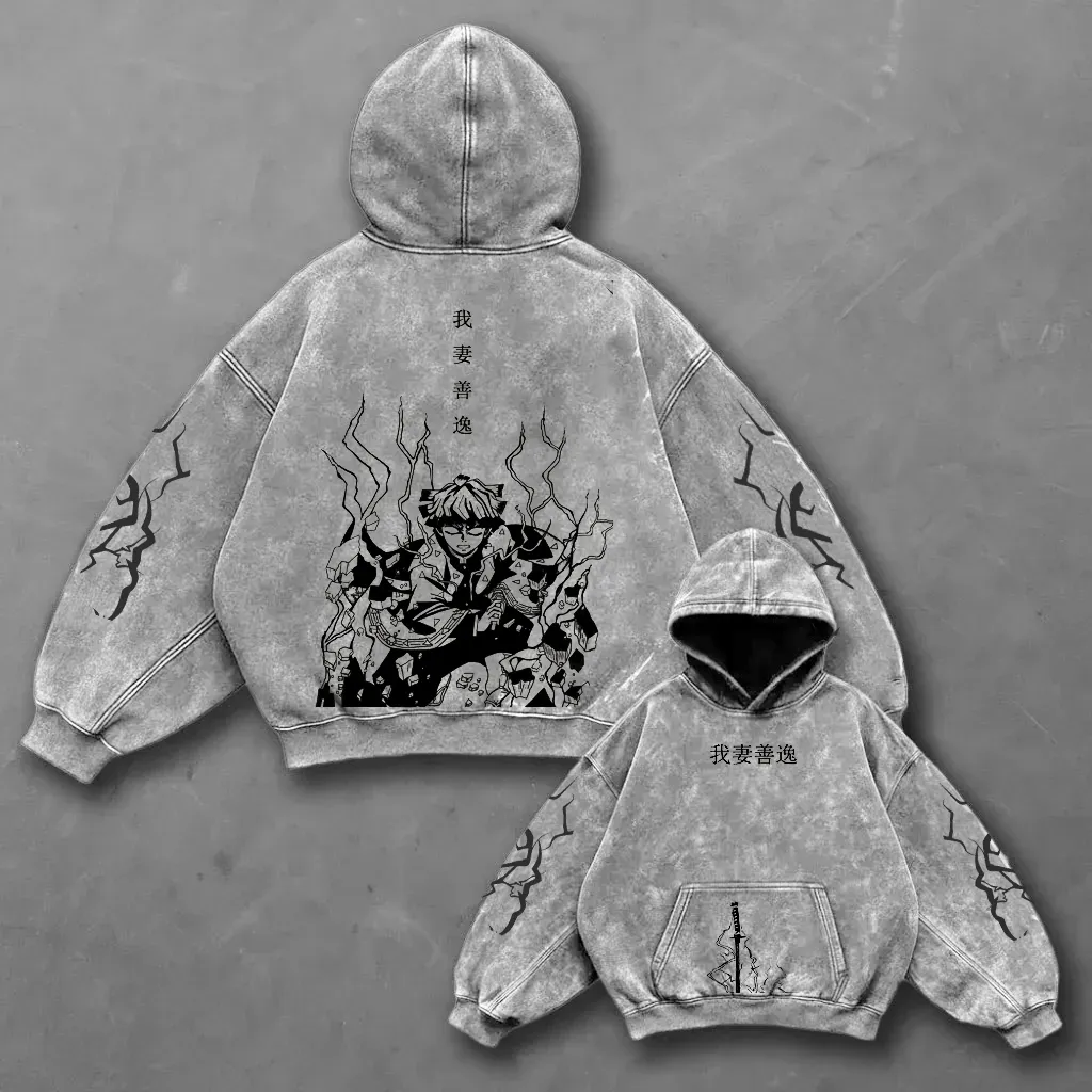 Demon Slayer : Zenitsu Agatsuma Anime Hoodie