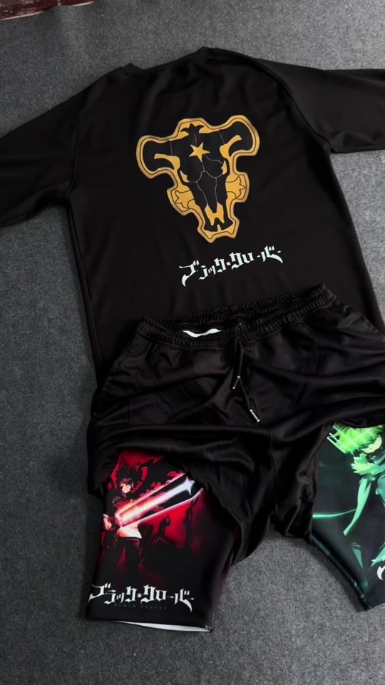 Black Clover Asta Workout Set
