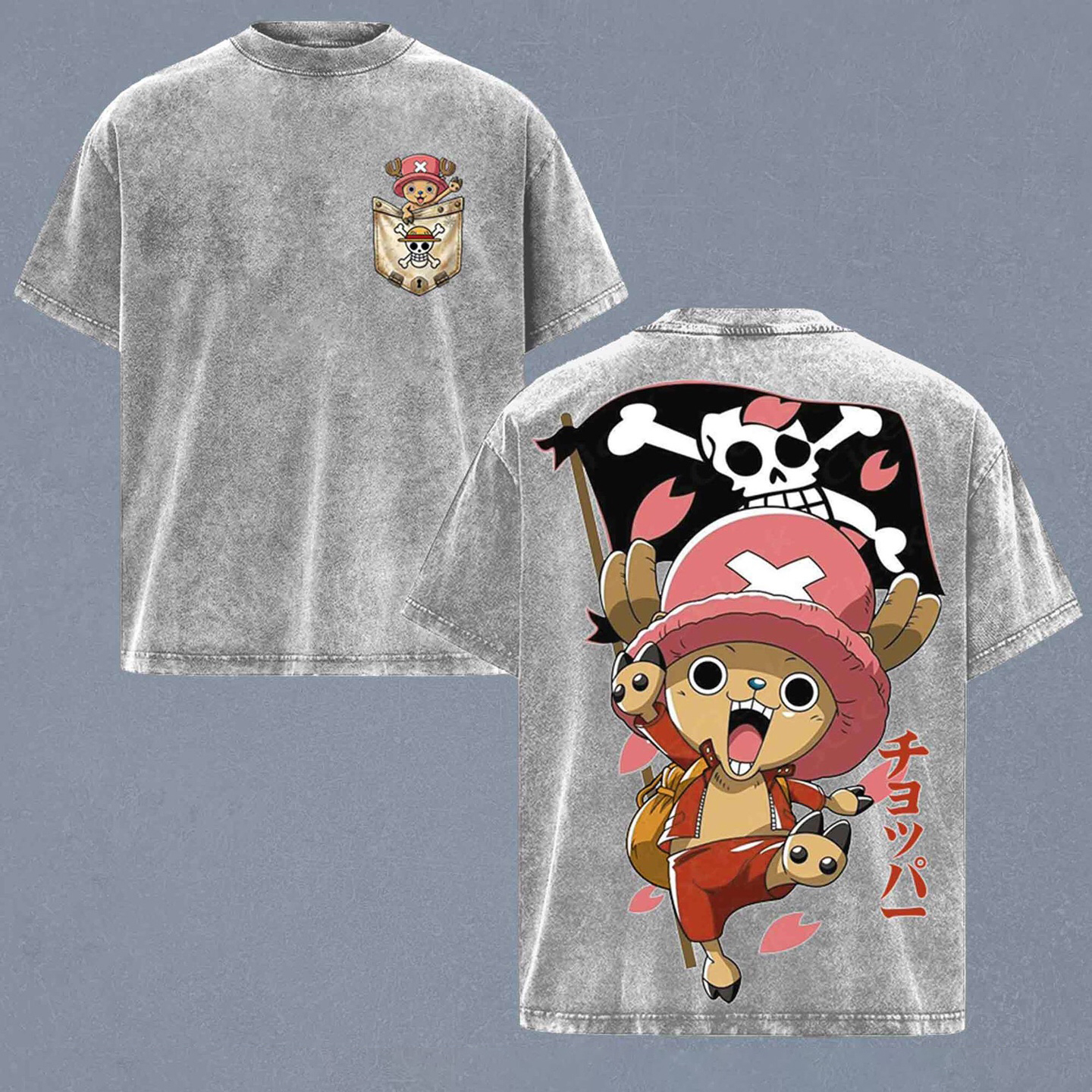 One Piece Unisex Washed T-Shirt