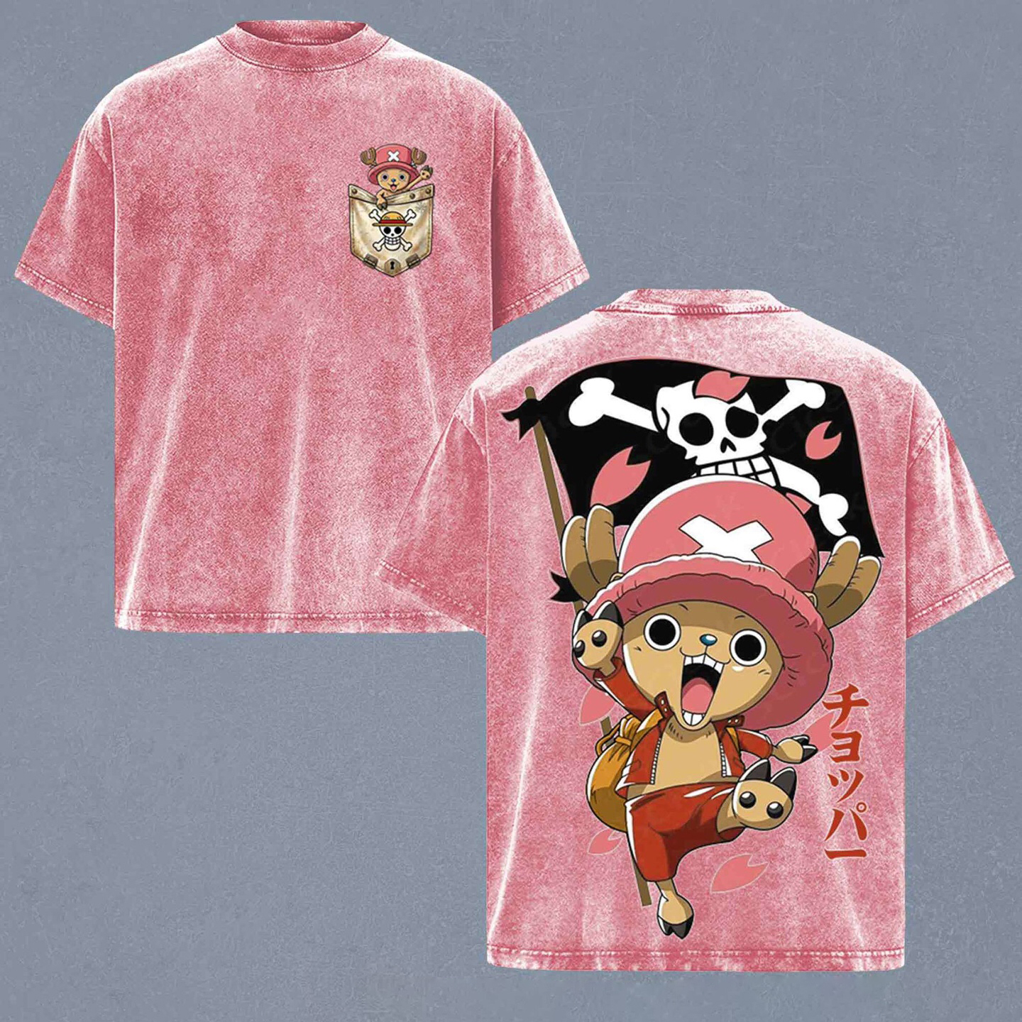 One Piece Unisex Washed T-Shirt