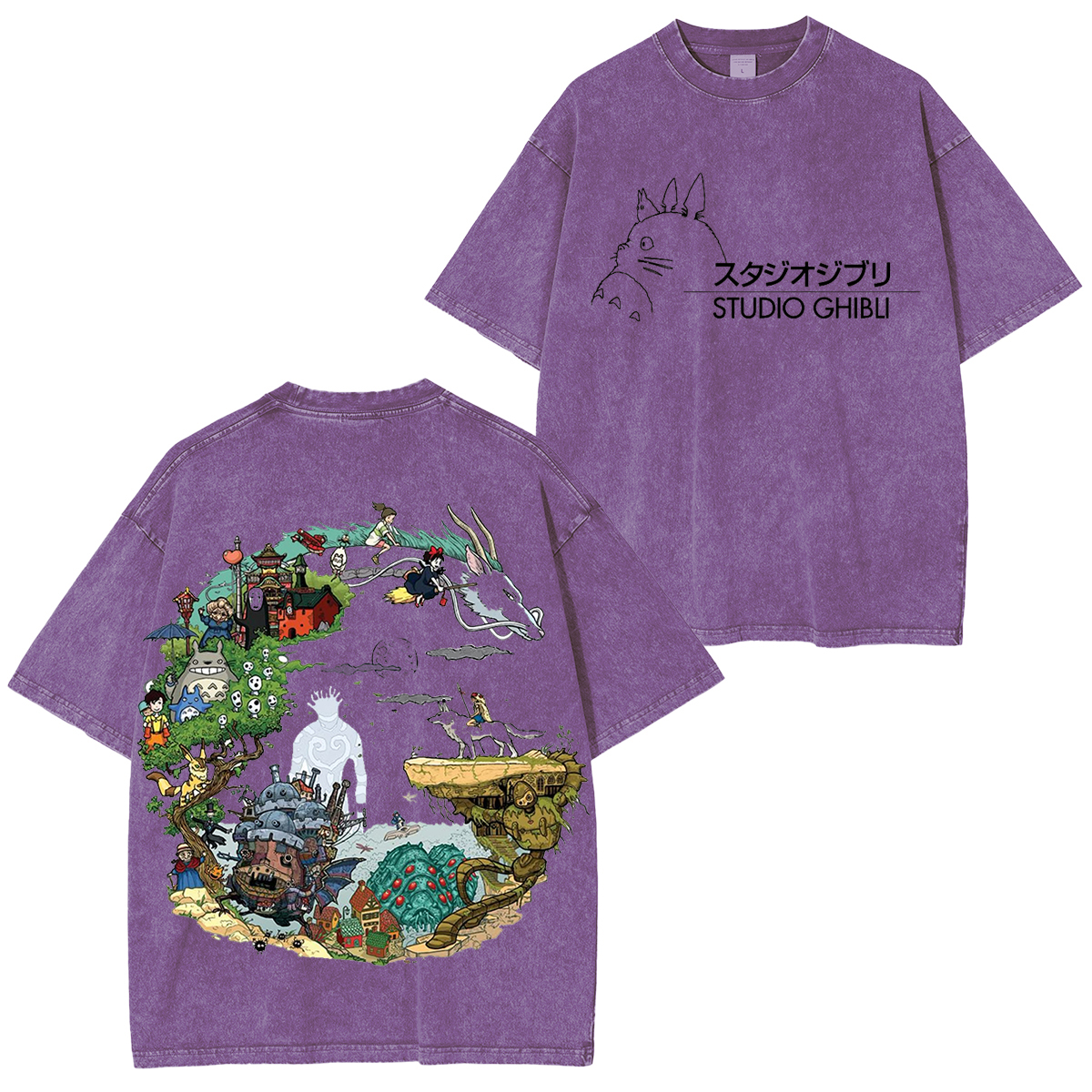 Howl's Moving Castle Washed T-shirt