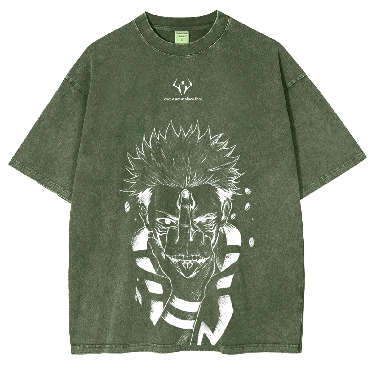 Jujutsu Kaisen :Ryomen Sukuna Washed T-shirt/Crewneck/Hoodie