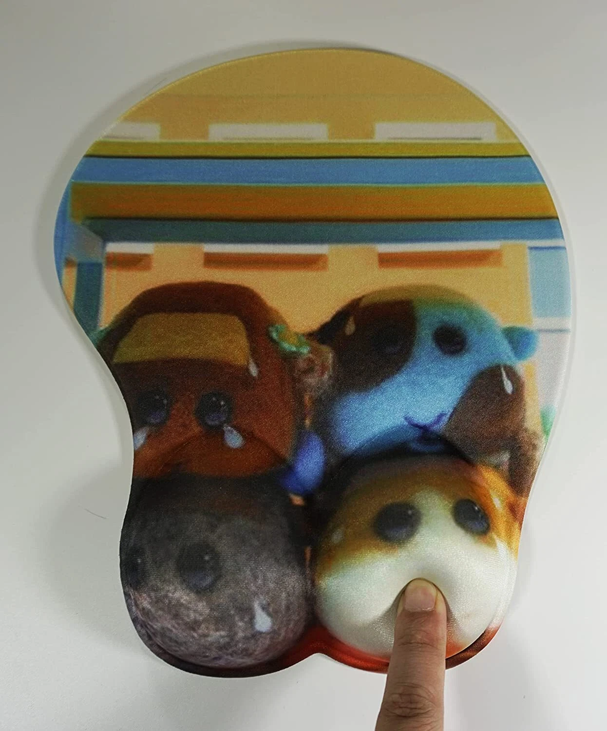 Boob Oppai Anime 3D Mouse Pad with Wrist Rest Pui Pui Molcar Cute