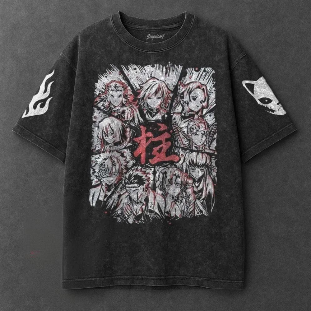 Demon Slayer: Kimetsu no Yaiba Retro Anime Tee