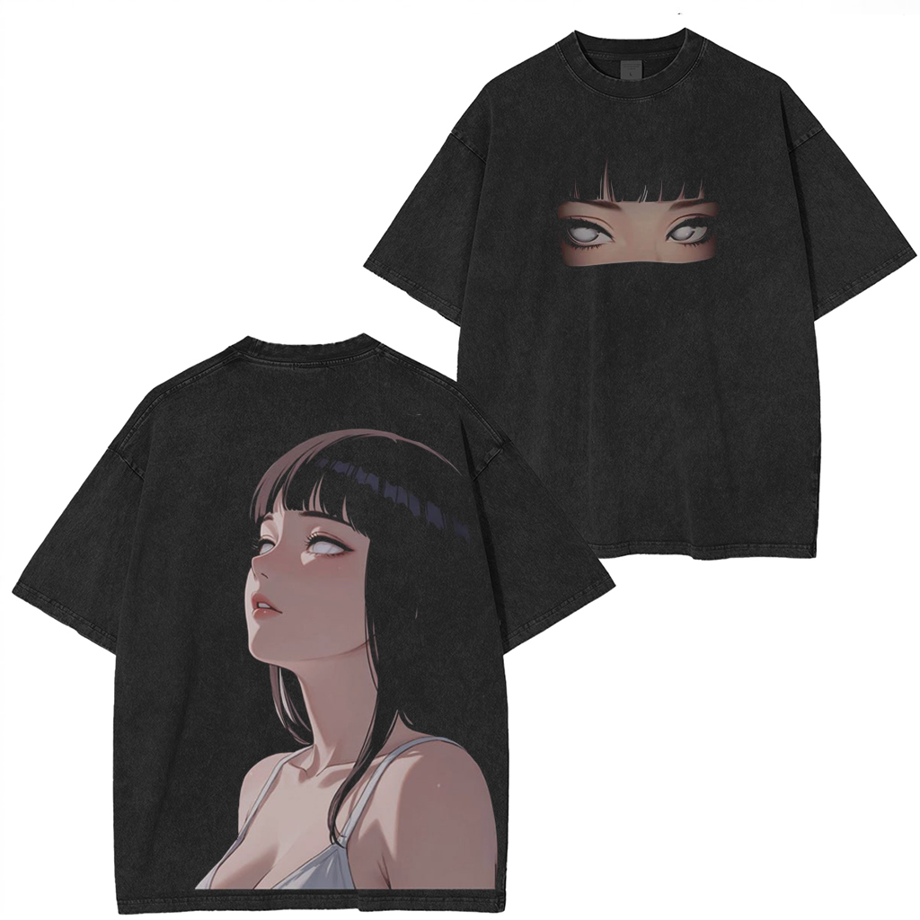 Naruto: Hinata Hyuga ]Vintage Washed T-shirt/Crewneck/Hoodie
