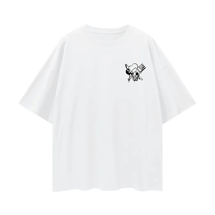 Black Leg Graffiti Streetwear Shirt White
