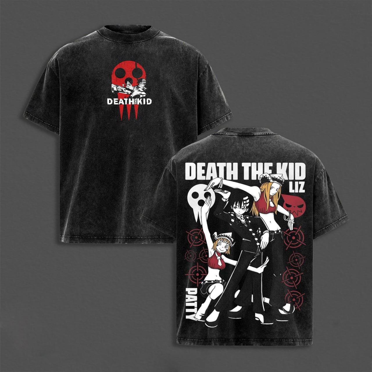Death The Kid Vintage washed T-shirt/Crewneck/Hoodie