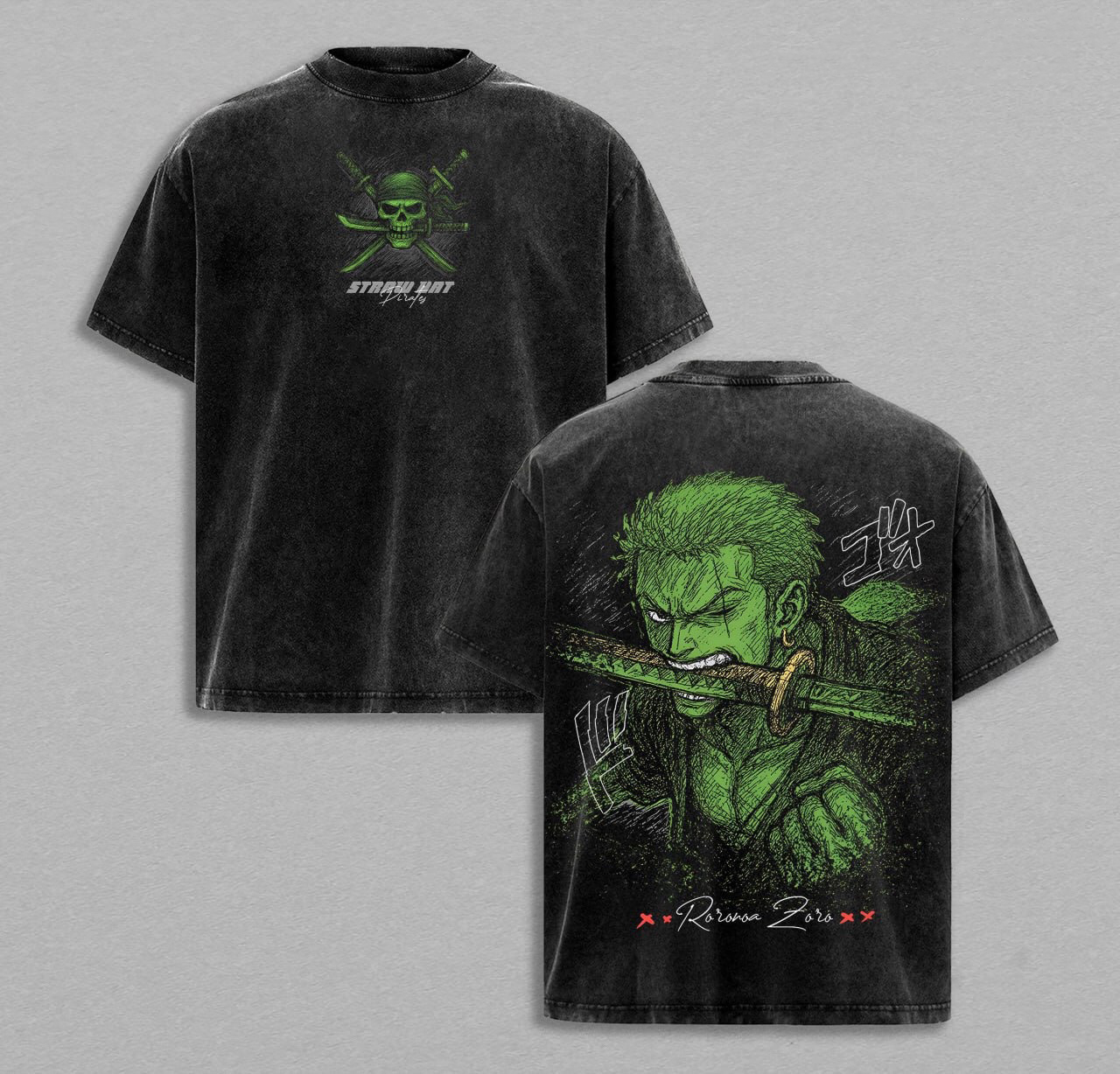 One Piece Washed T-shirt/Crewneck/Hoodie