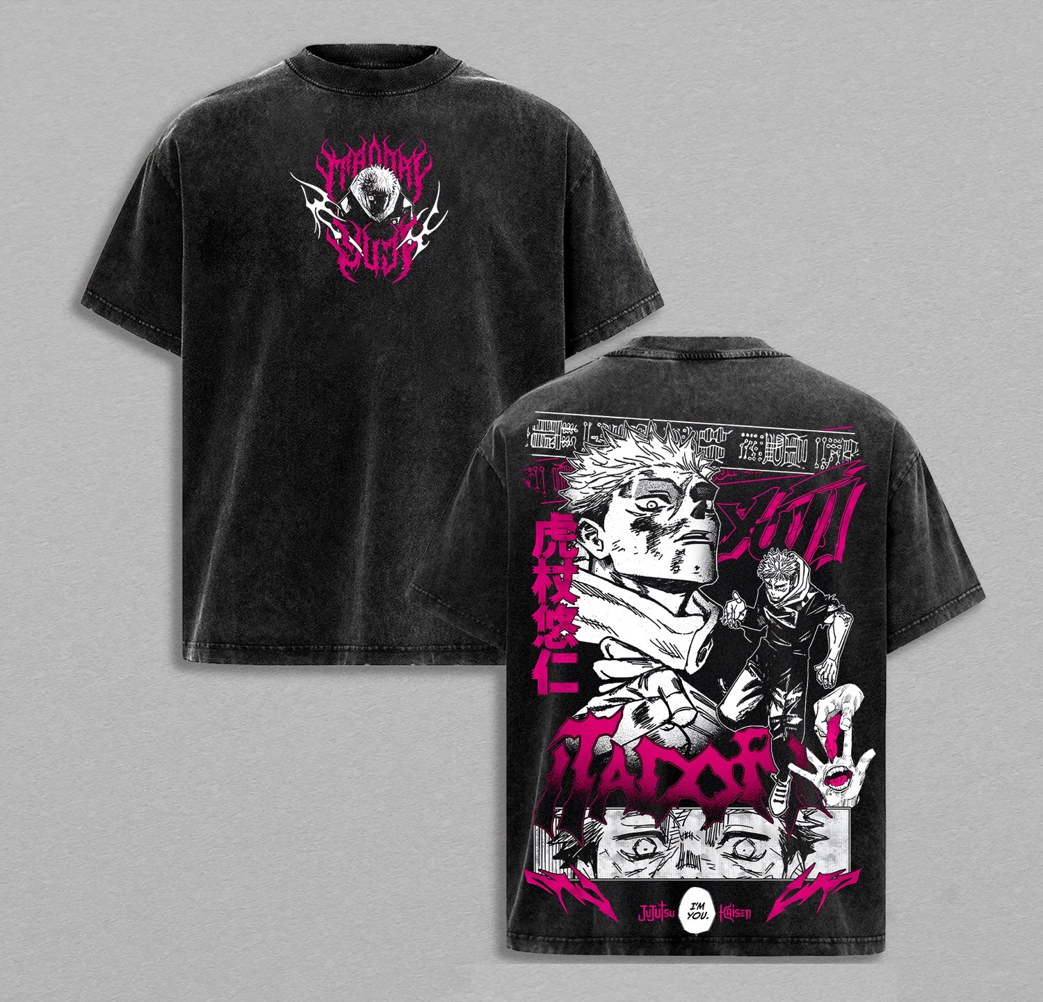 Jujutsu Kaisen Washed T-shirt/Crewneck/Hoodie