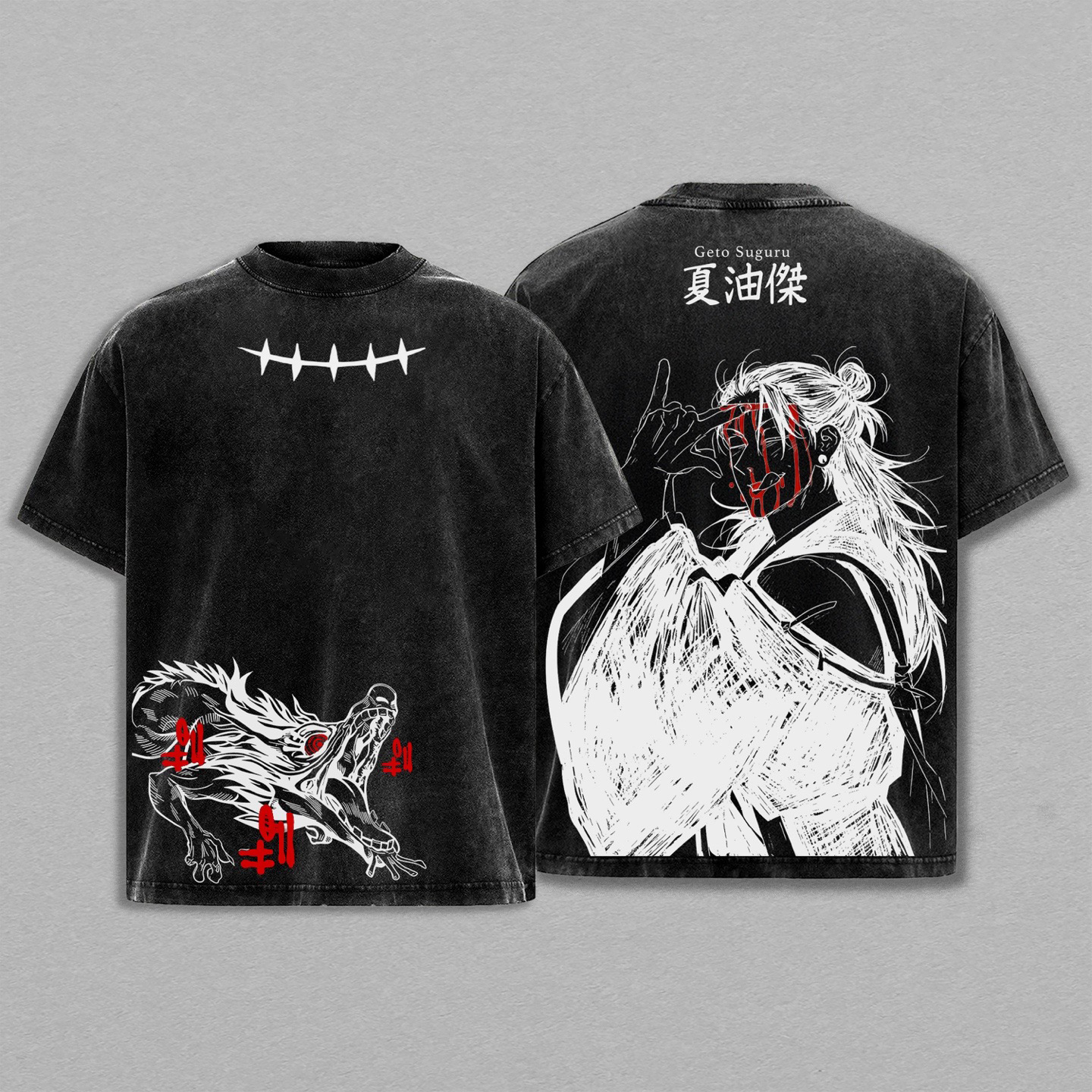Jujutsu Kaisen Washed T-shirt/Crewneck/Hoodie