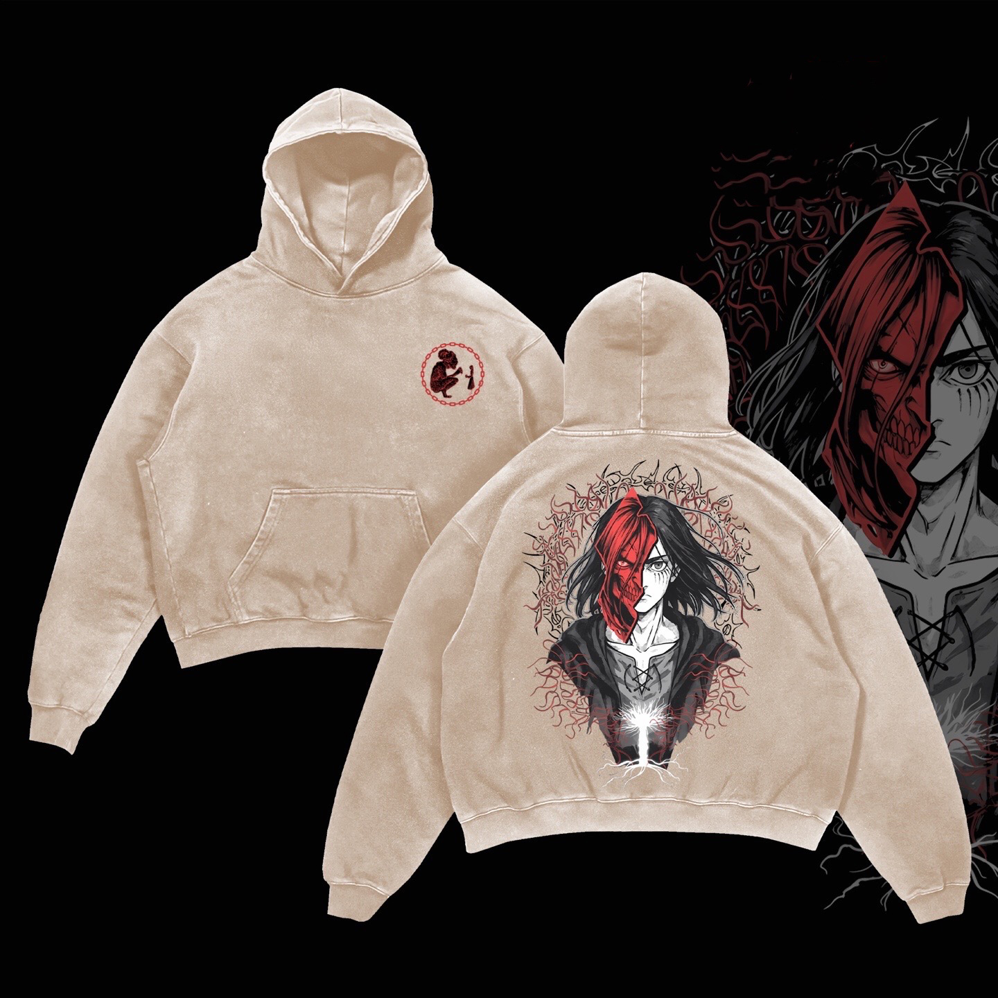 Attack on Titan Washed T-shirt/Crewneck/Hoodie