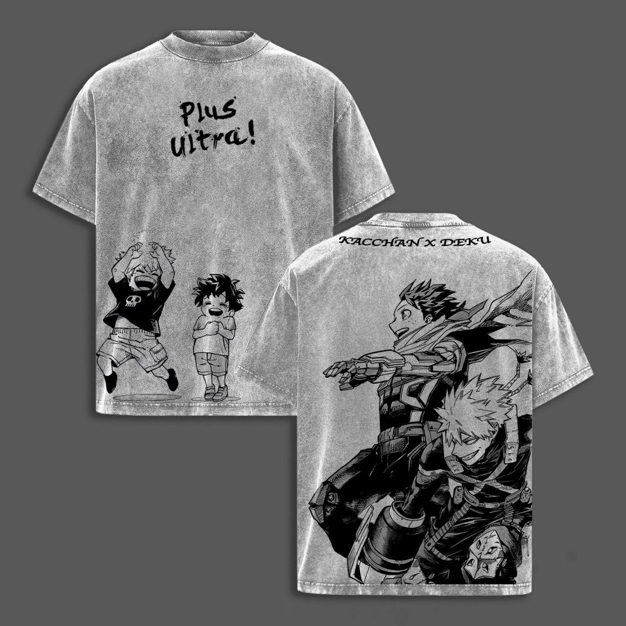 My Hero Academia Vintage Washed T-shirt/Crewneck/Hoodie