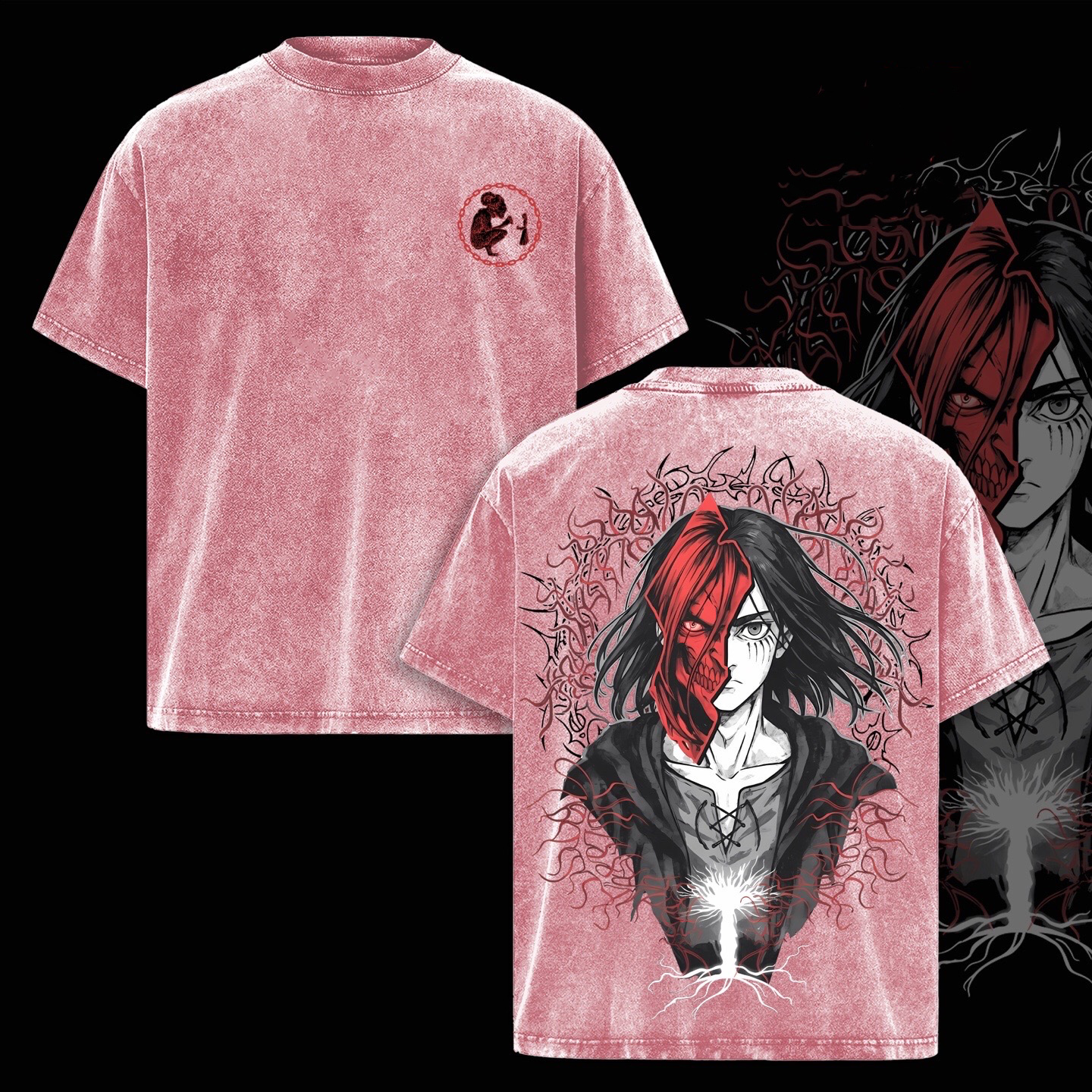 Attack on Titan Washed T-shirt/Crewneck/Hoodie