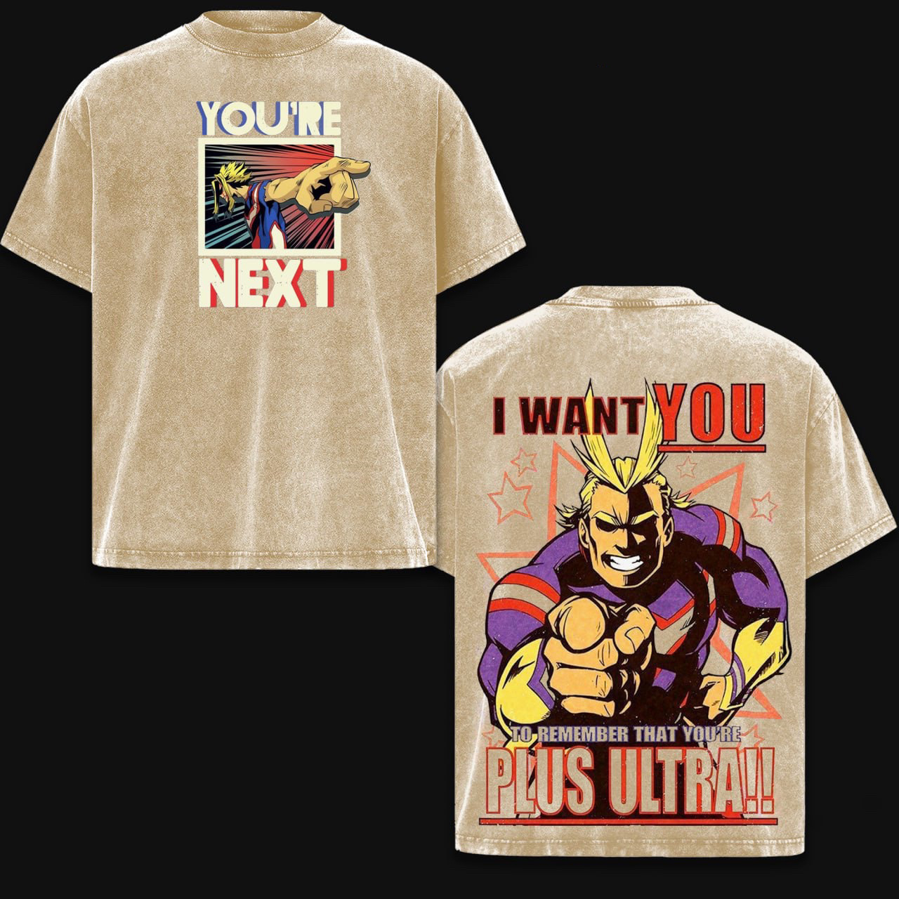 My Hero Academia Washed T-shirt/Crewneck/Hoodie