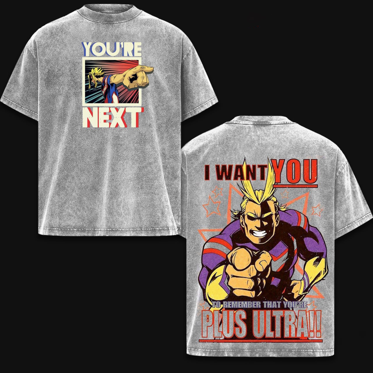 My Hero Academia Washed T-shirt/Crewneck/Hoodie