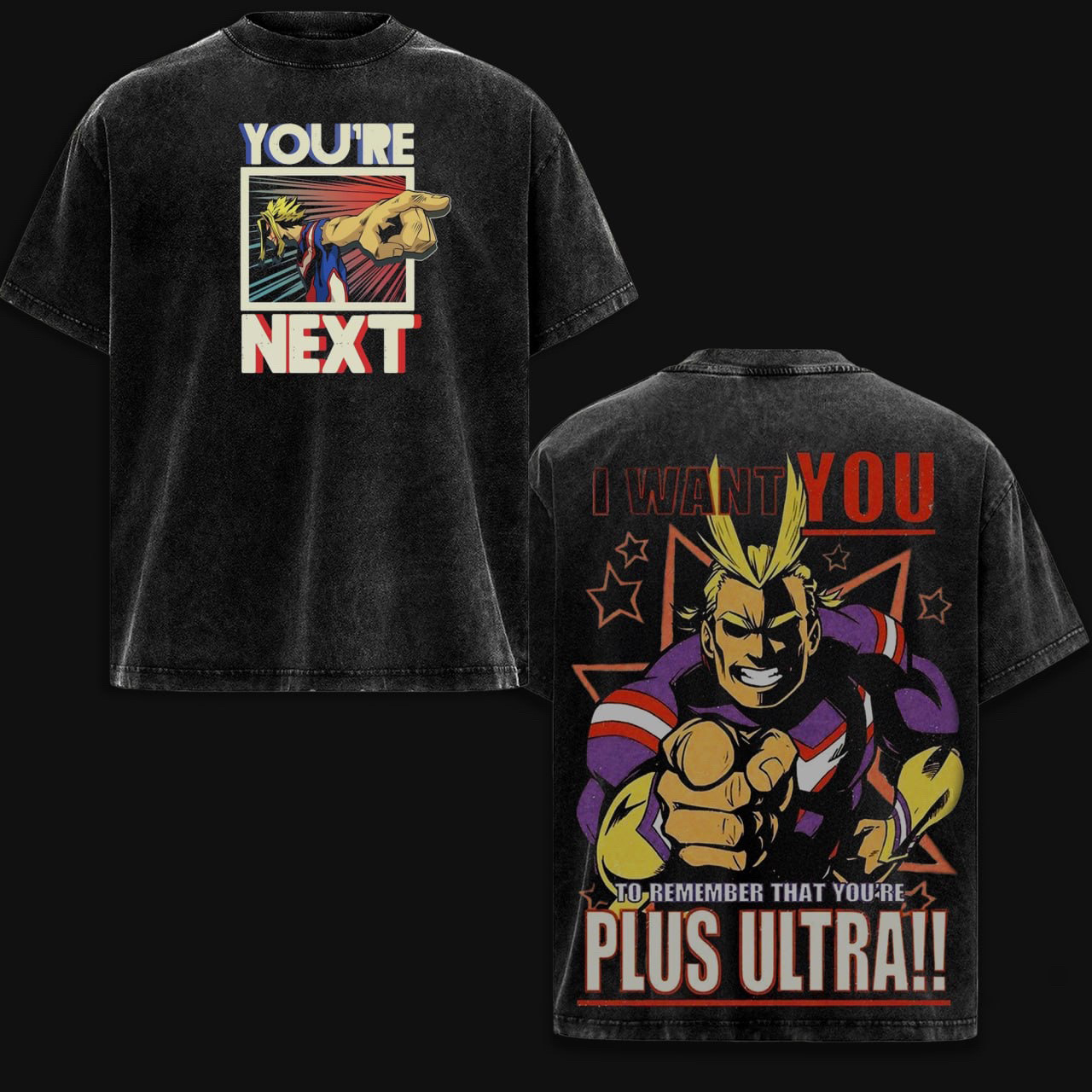 My Hero Academia Washed T-shirt/Crewneck/Hoodie