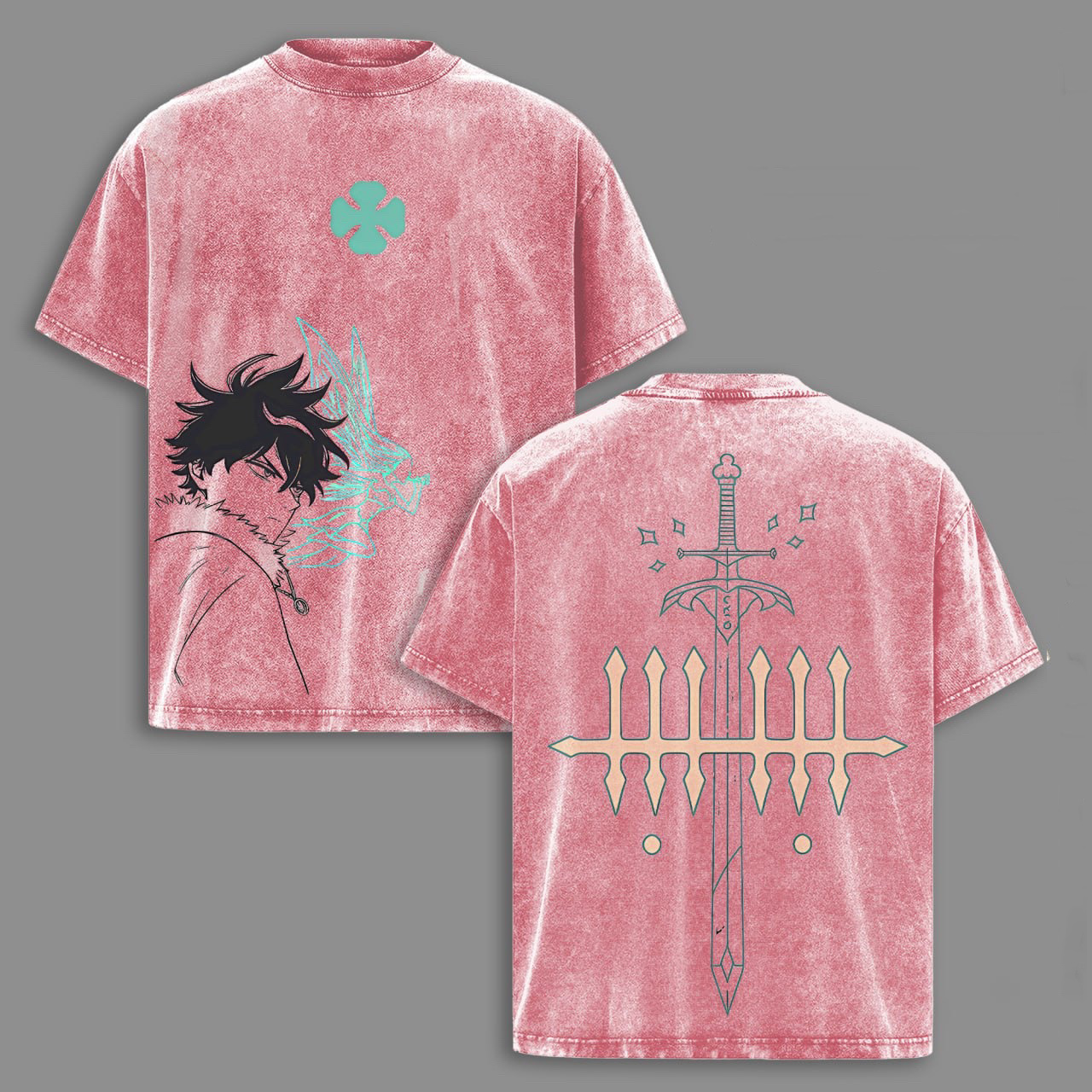 Black Clover Washed T-shirt/Crewneck/Hoodie