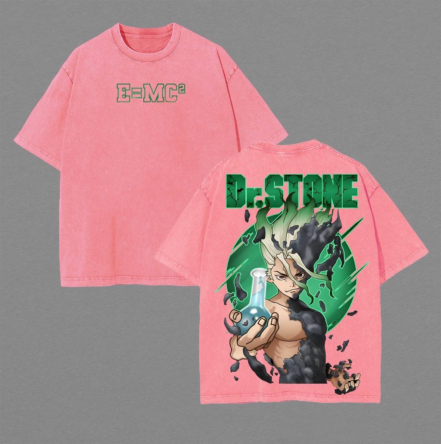 Dr.STONE Stone Wars Washed T-shirt/Crewneck/Hoodie