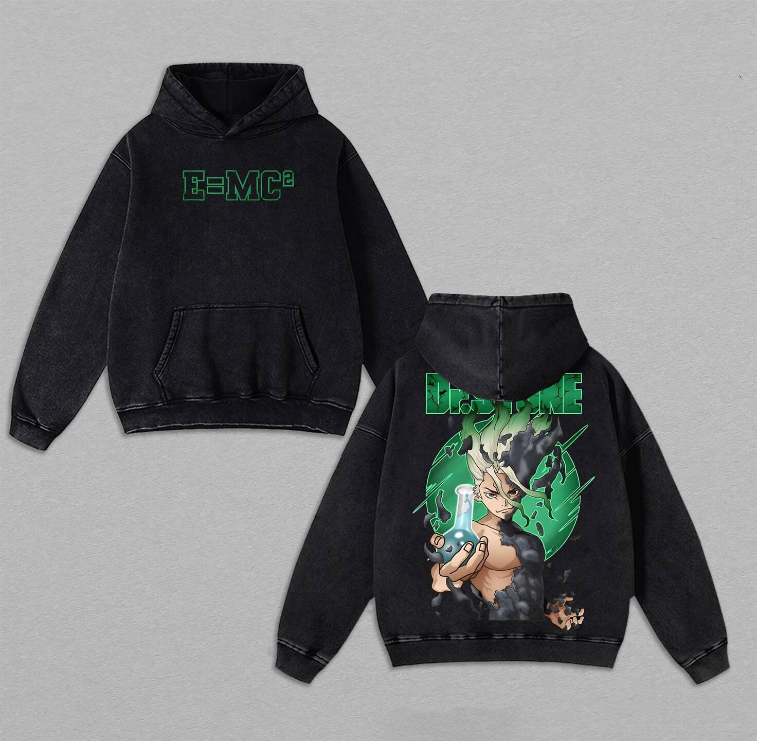 Dr.STONE Stone Wars Washed T-shirt/Crewneck/Hoodie