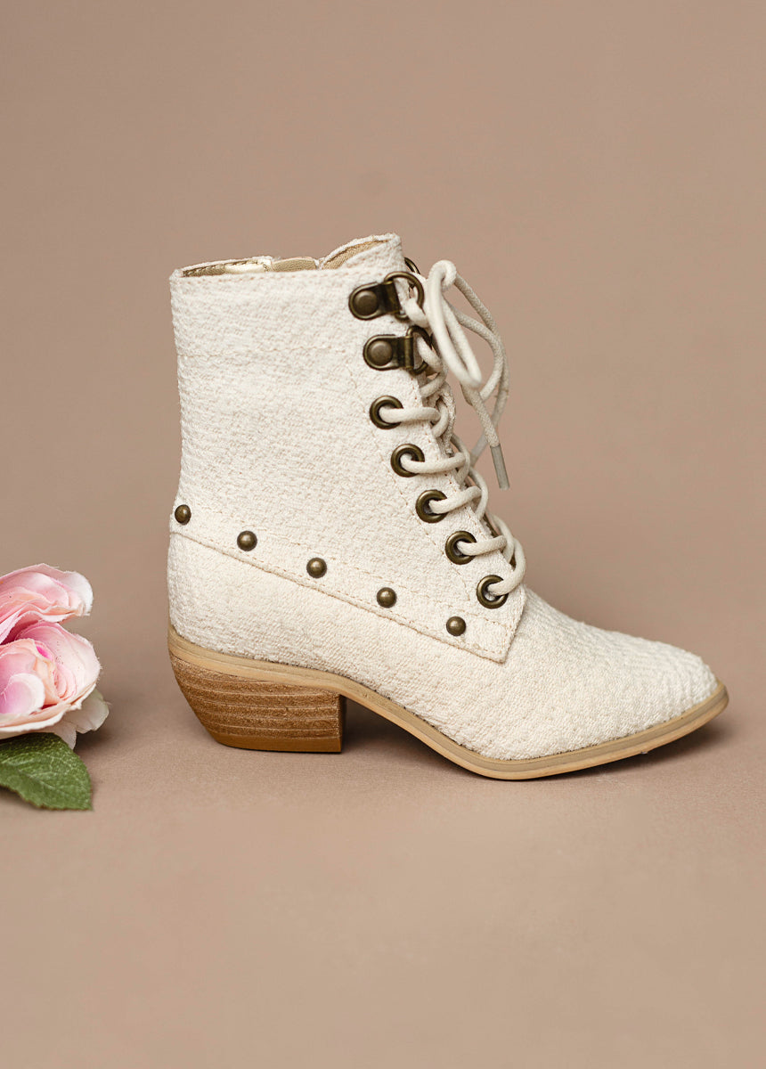 Eliza Boot in Ivory-My Prom Time