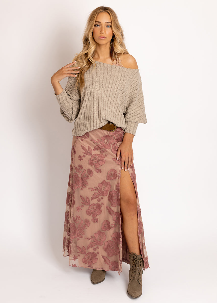 Ciara Top in Oat-My Prom Time