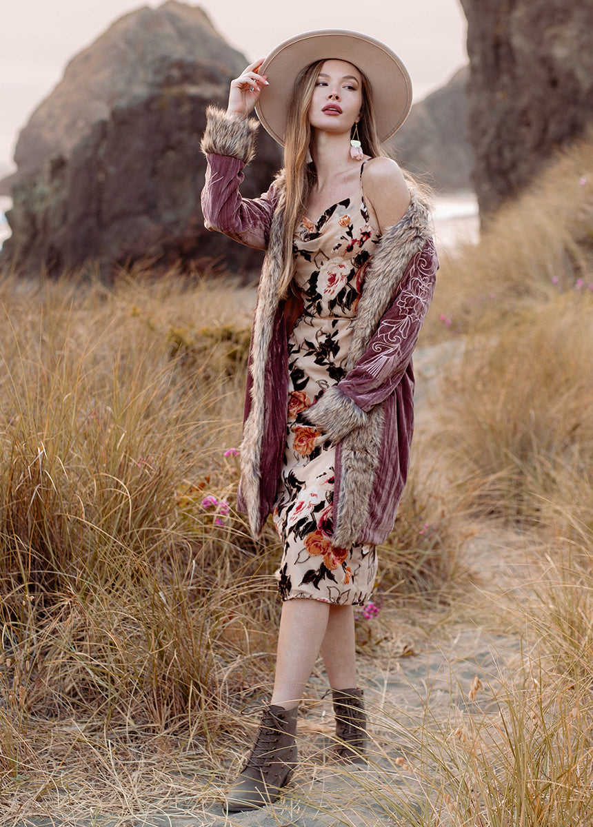 Amanda Dress in Cream-My Prom Time