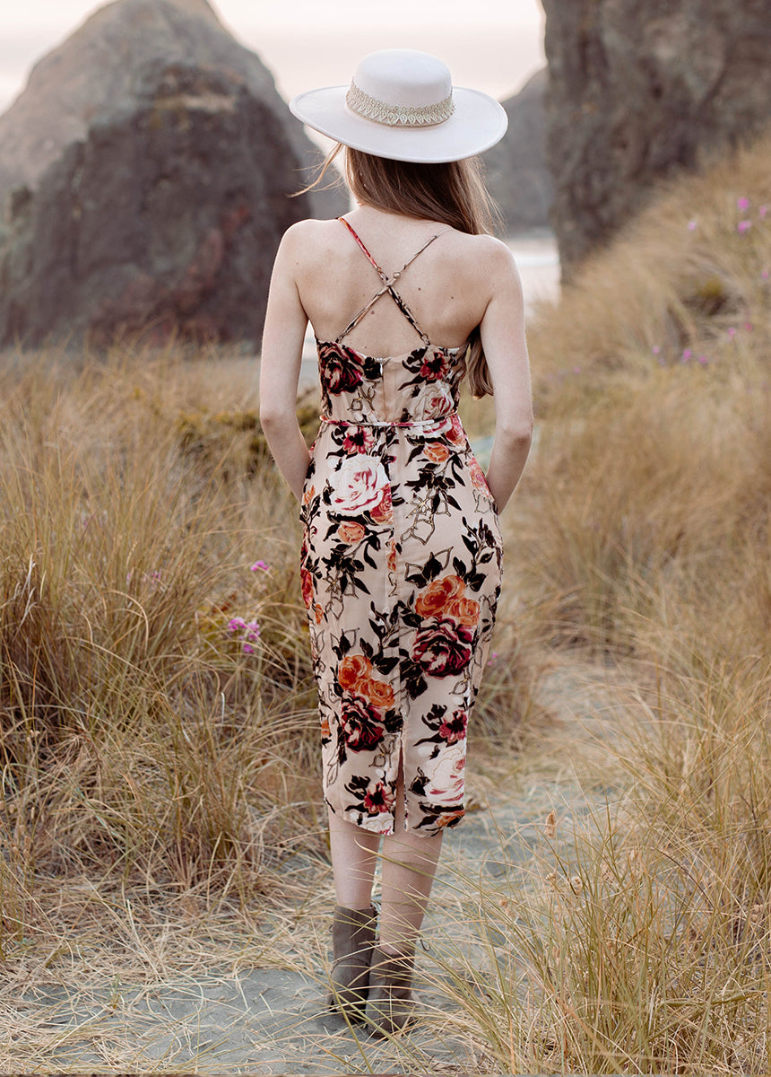 Amanda Dress in Cream-My Prom Time