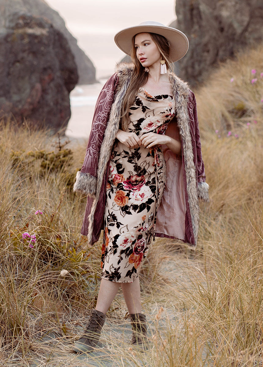 Amanda Dress in Cream-My Prom Time