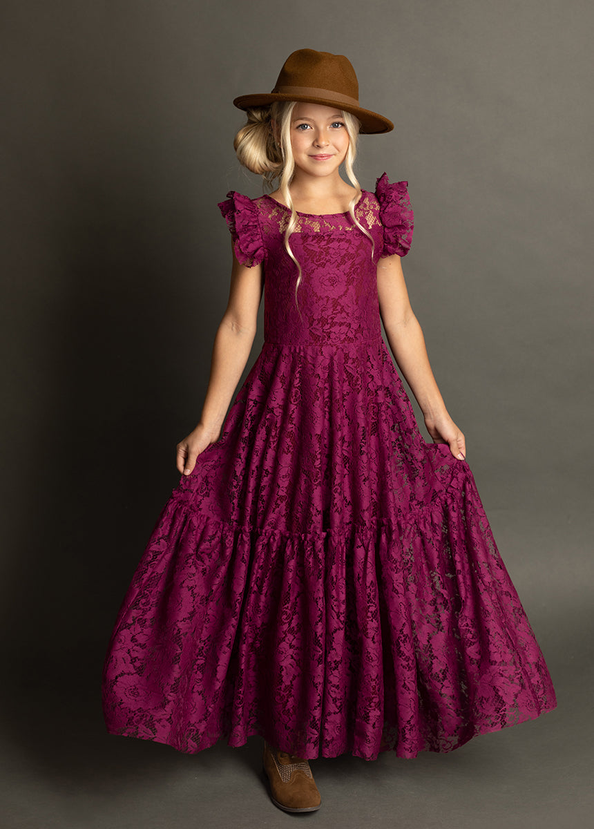 Angie Dress in Berry-My Prom Time