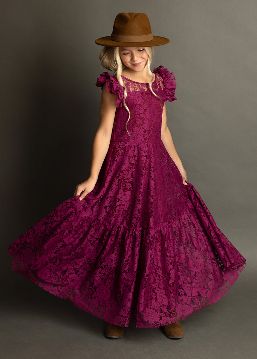 Angie Dress in Berry-My Prom Time
