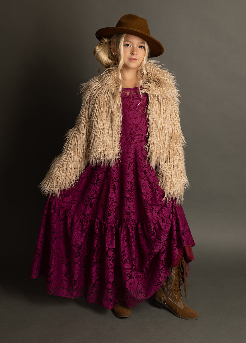 Angie Dress in Berry-My Prom Time