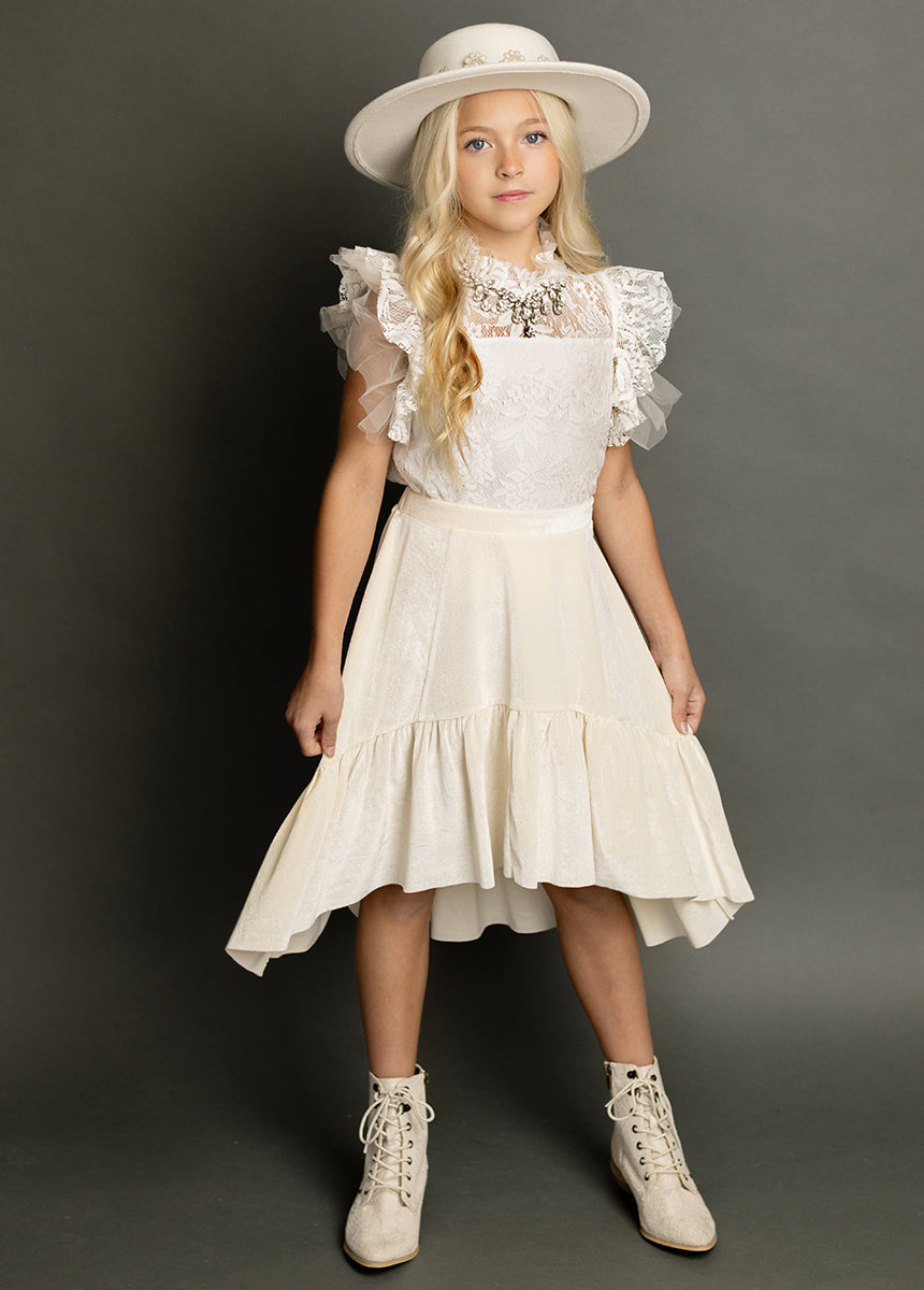 Anouk Top in Cream Lace-My Prom Time