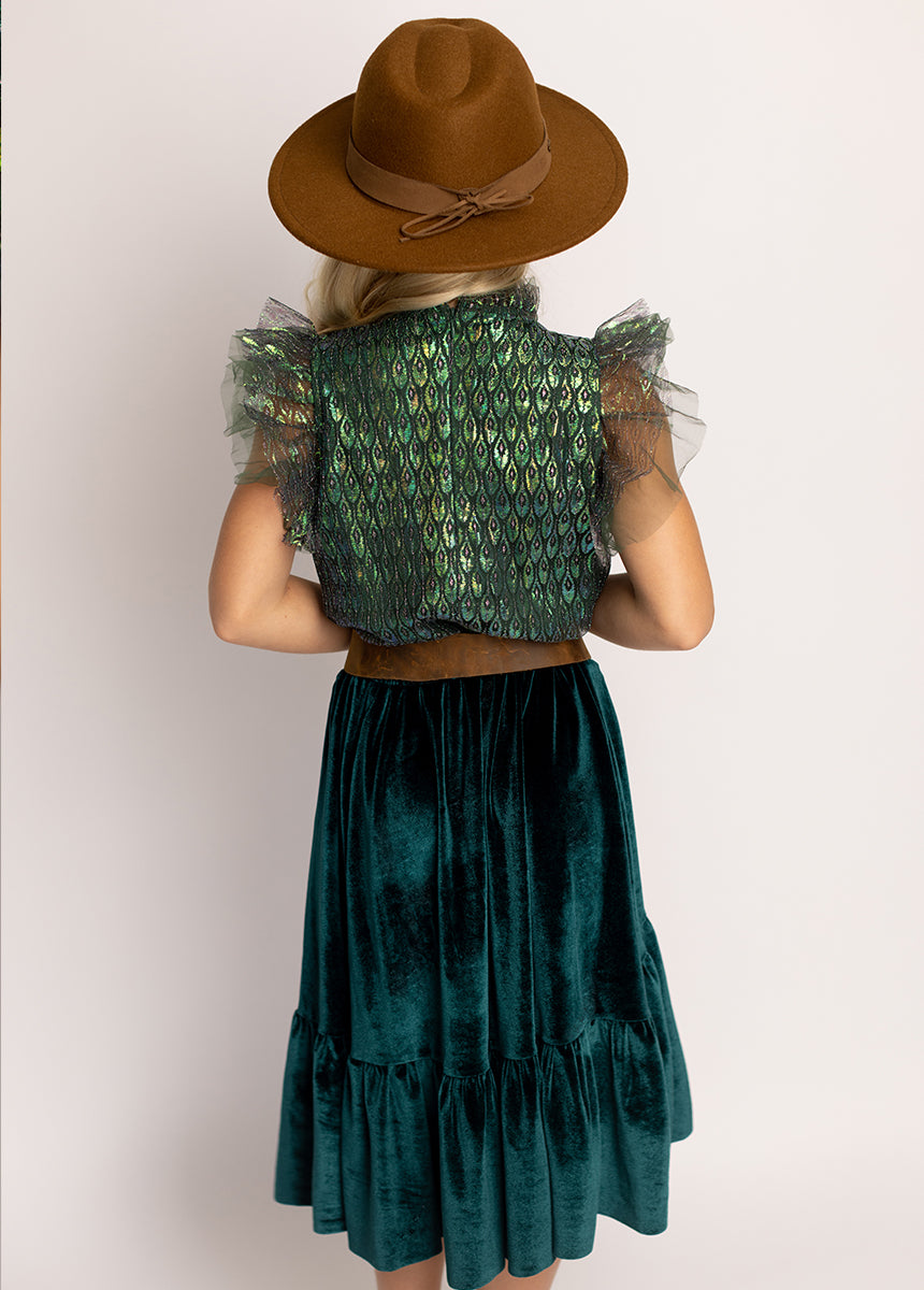 Anouk Top in Oil Slick Lace-My Prom Time