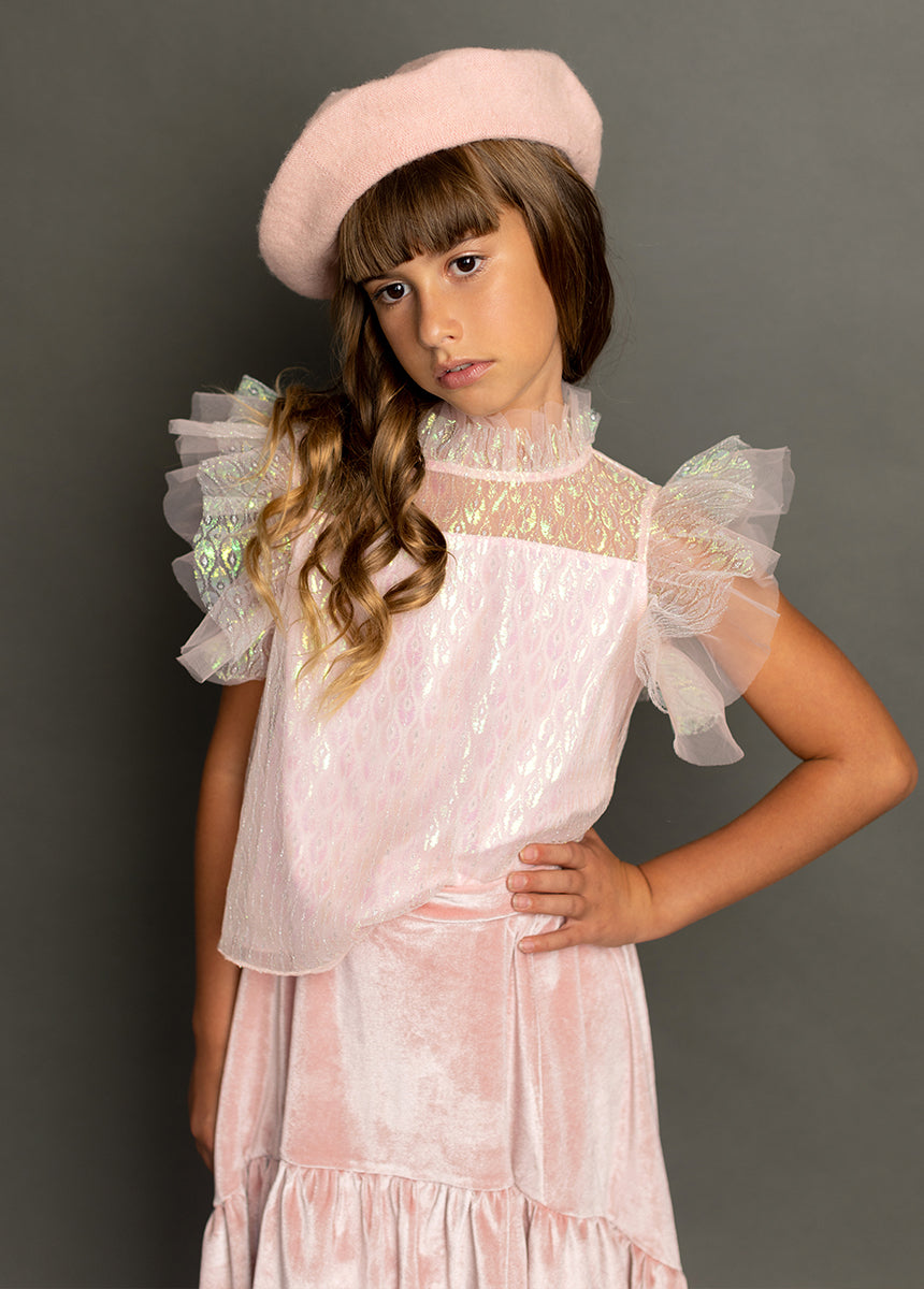 Anouk Top in Mermaid Lace-My Prom Time