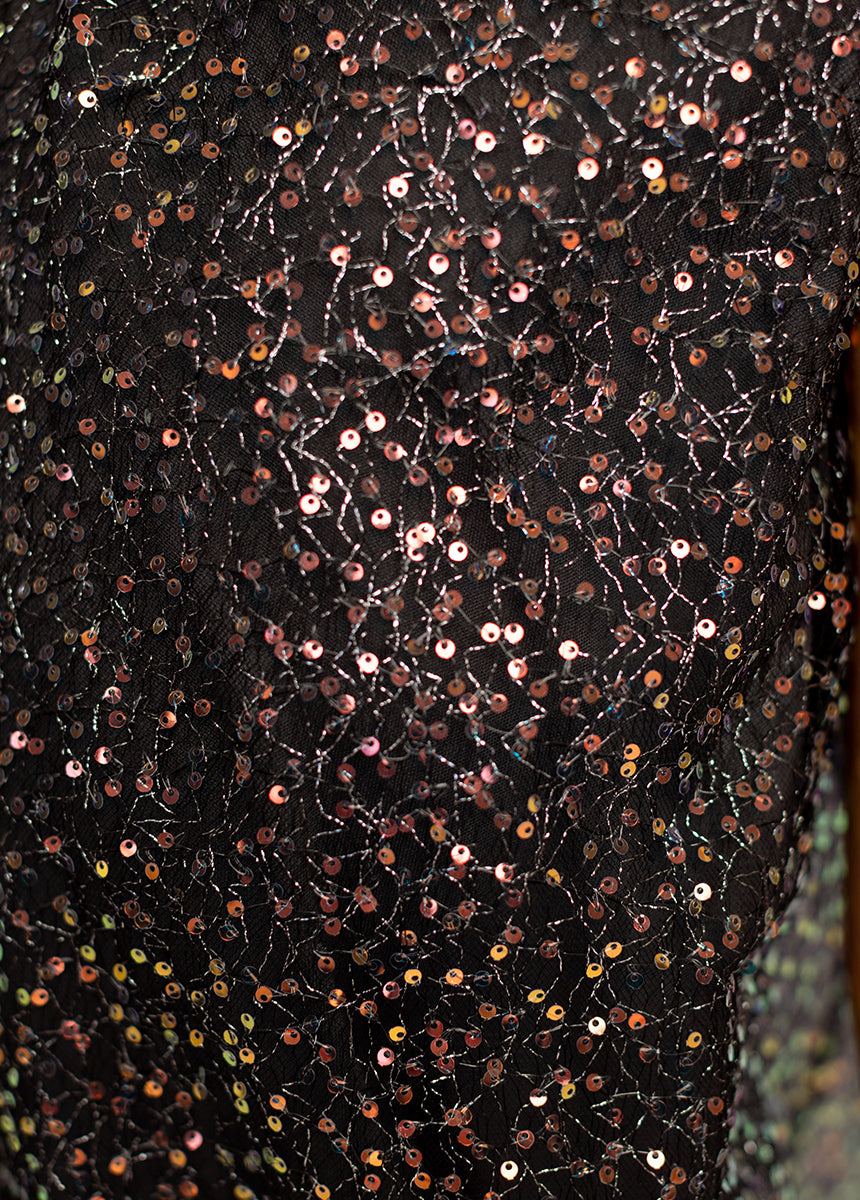 Ansel Dress in Black Sequin-My Prom Time