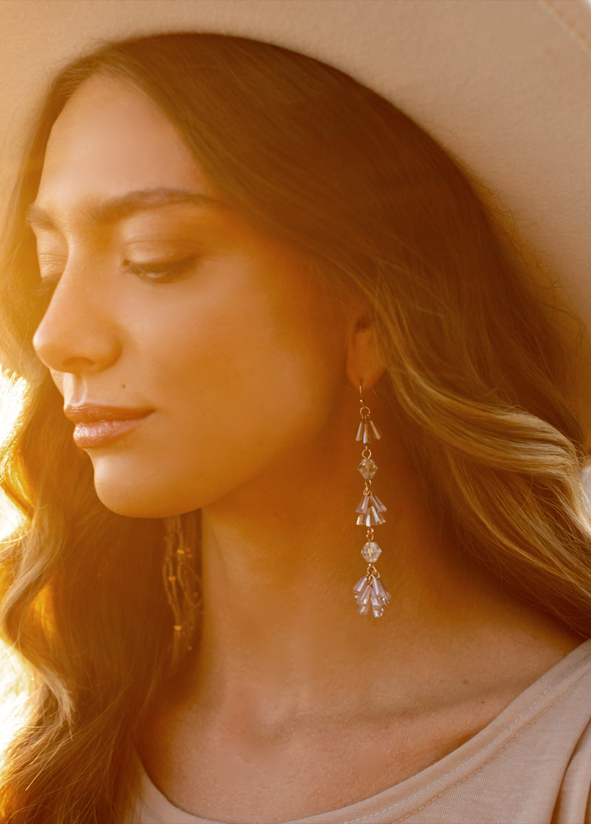 Aries Cluster Earrings in Iridescent-My Prom Time