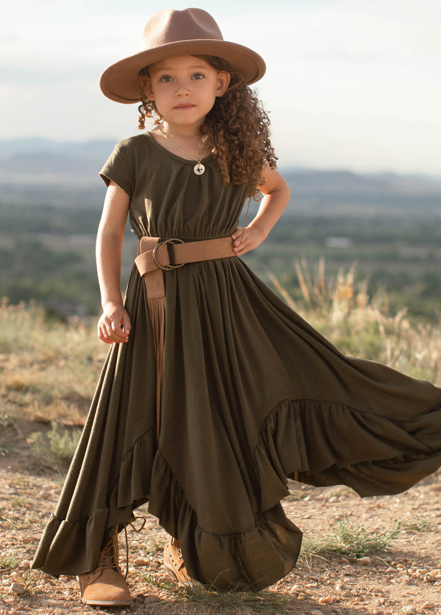 Braelyn Dress in Olive-My Prom Time