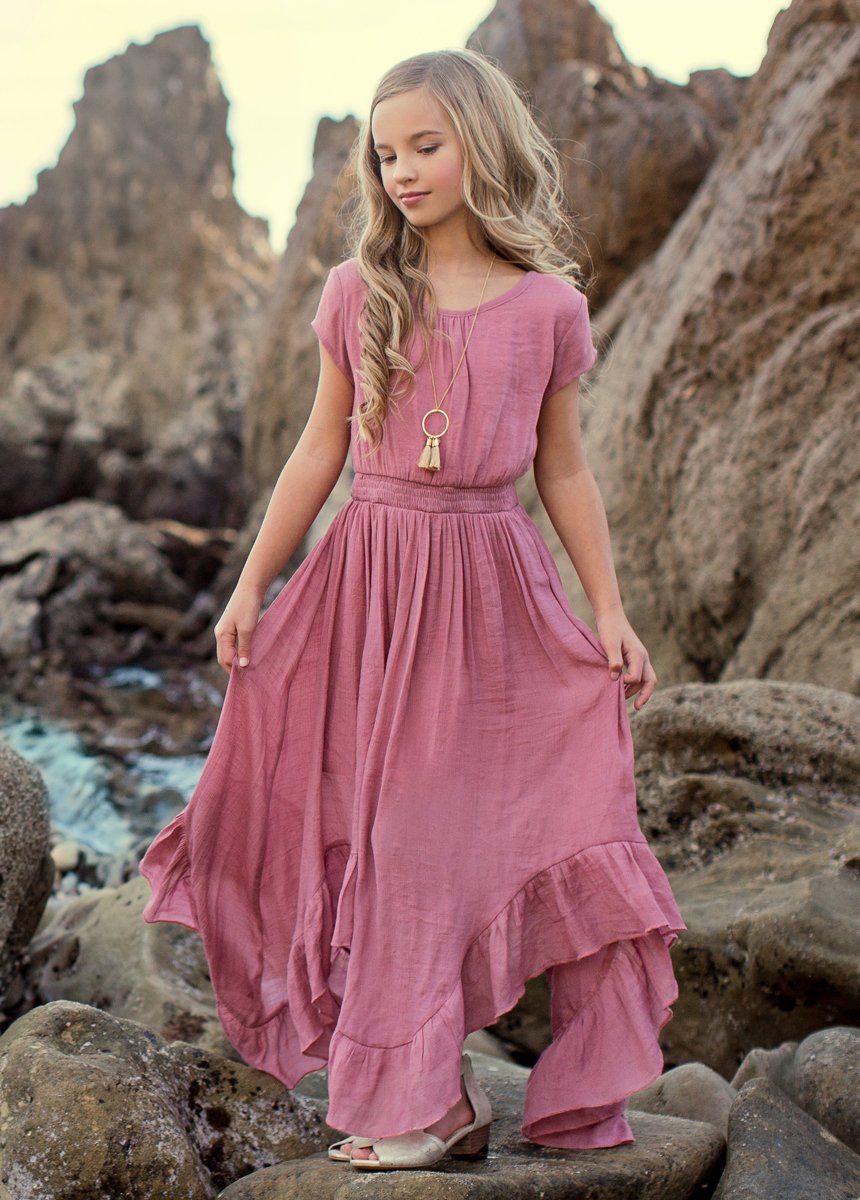 Briley Dress in Dusty Rose-My Prom Time