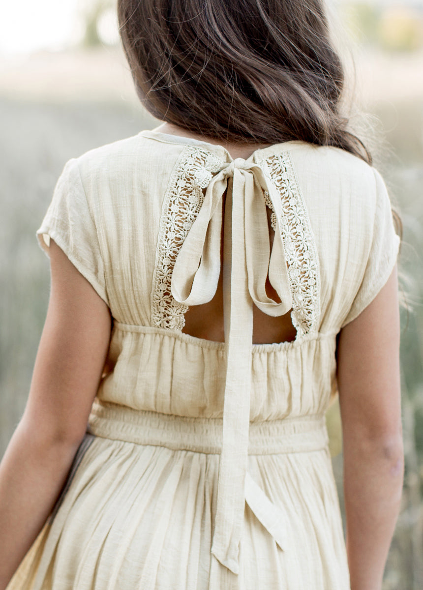 Briley Dress in Ecru-My Prom Time