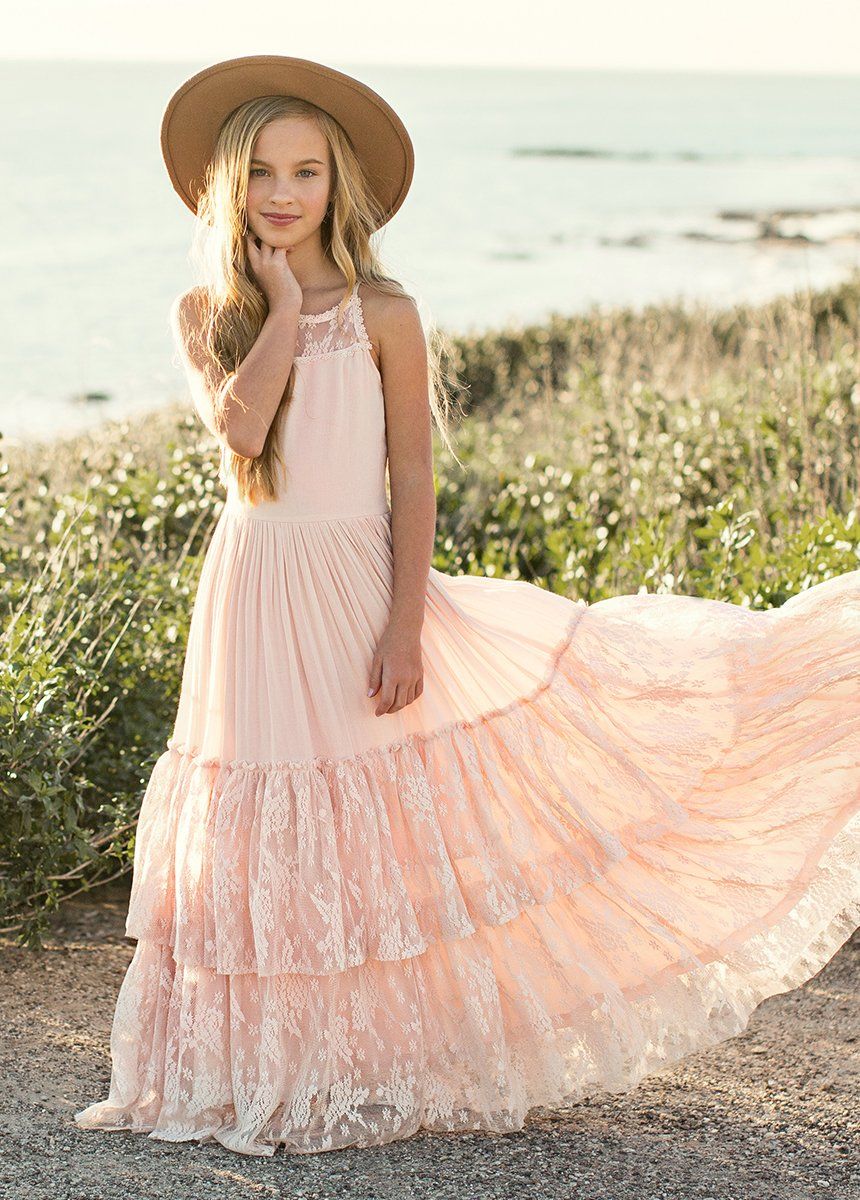 Catrin Dress in Shell-My Prom Time