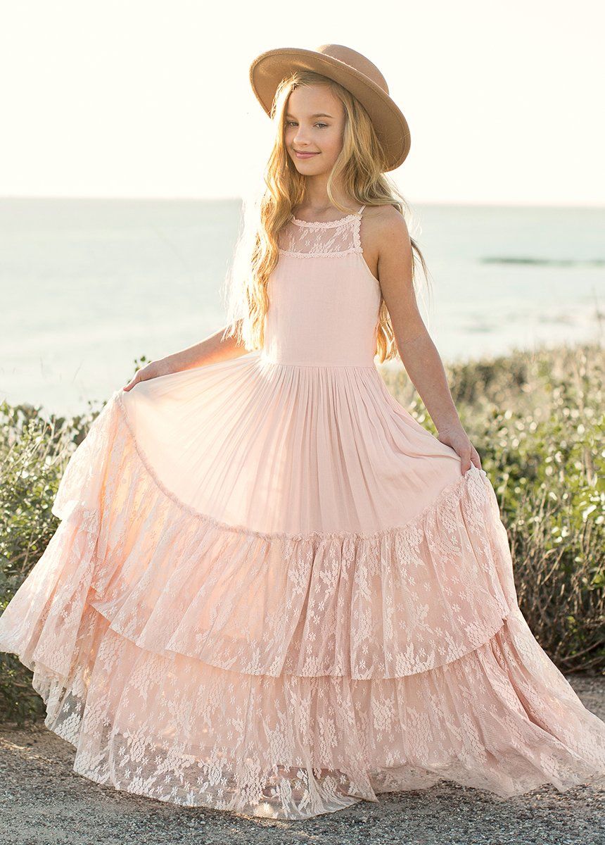 Catrin Dress in Shell-My Prom Time