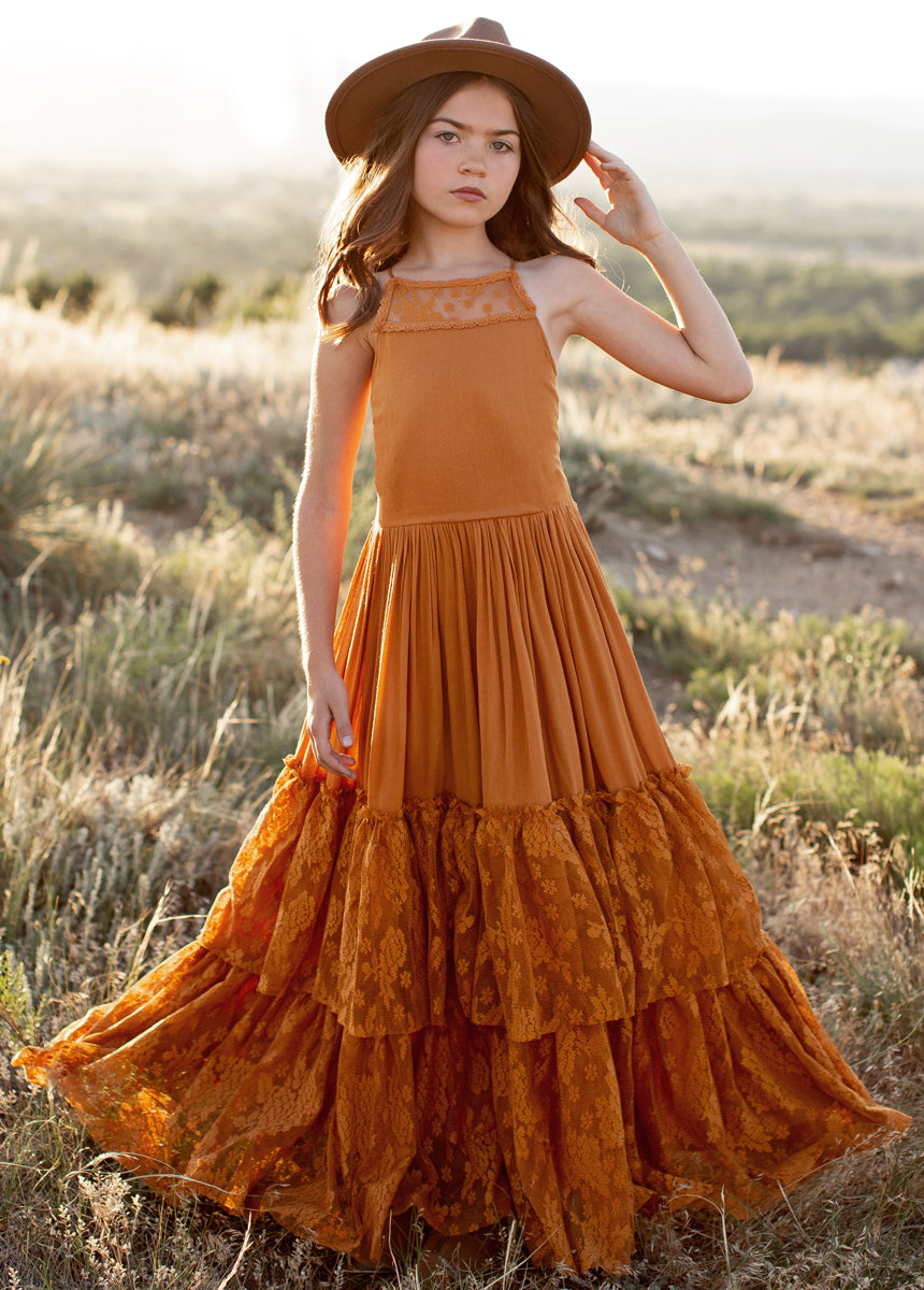 Catrin Dress in Marigold-My Prom Time