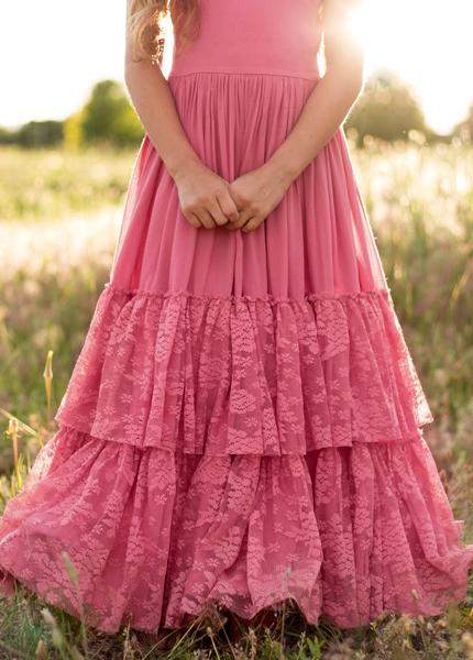 Catrin Dress in Wild Rose-My Prom Time