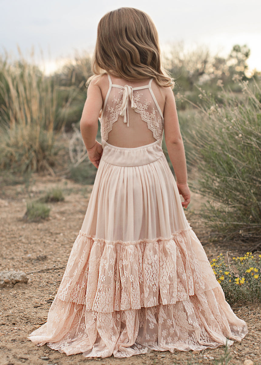 Catrin Dress in Shell-My Prom Time