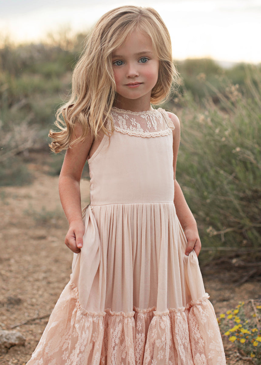 Catrin Dress in Shell-My Prom Time